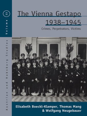 cover image of The Vienna Gestapo, 1938-1945